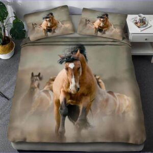 housse de couette chevaux sauvages