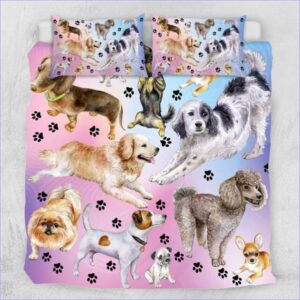 Housse de Couette Chien fille