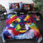 housse de couette Chihuahua artistique