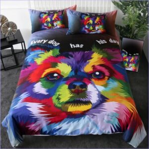 housse de couette Chihuahua artistique