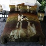 housse de couette chiot husky