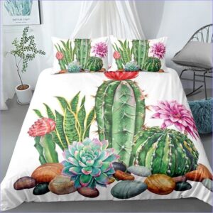 housse de couette collection de cactus