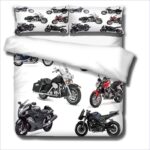 parure de lit motos