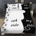 housse de couette chat élégante