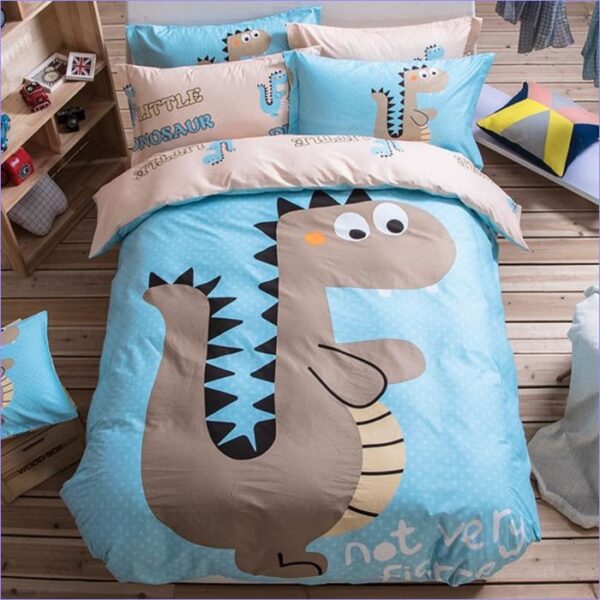 housse de couette dinosaure vibrant