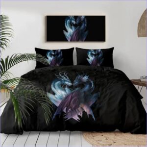 housse de couette dragon yin et yang