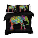 housse de couette éléphant mandala bohème