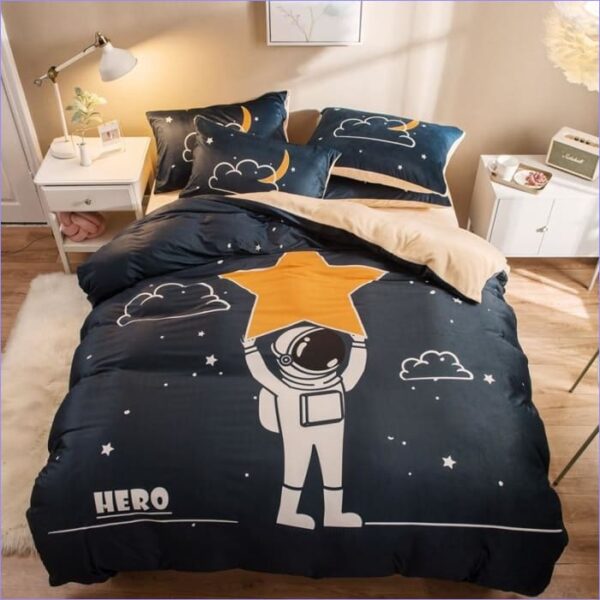 housse de couette enfant astronaute