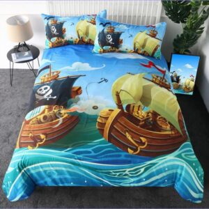 housse de couette enfant bateau pirate