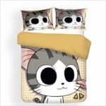 housse de couette chaton manga
