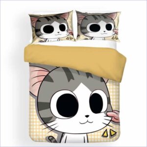 housse de couette chaton manga