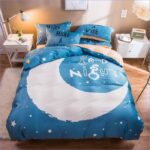 housse de couette enfant lune et nuit