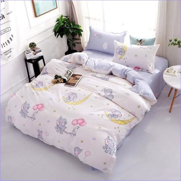 housse de couette enfants petits elephants