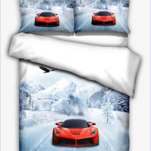 Housse de Couette Ferrari sur Neige
