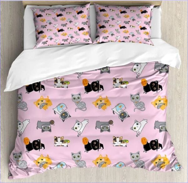 housse de couette chat pour enfant