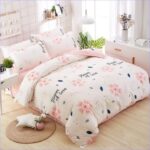 housse de couette fleurie fleurs et love