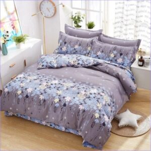 housse de couette fleurie fleurs pastelles