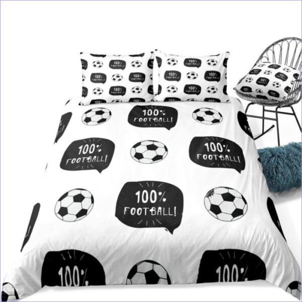 housse de couette football 140x200