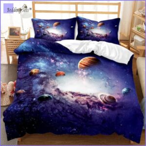housse de couette galaxie cosmos