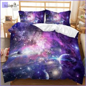 Housse de Couette Galaxie Noire
