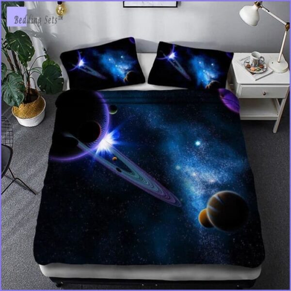 Housse de couette Galaxie Saturne