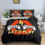housse de couette gaming Let's Play