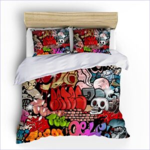 housse de couette graffiti