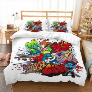 housse de couette graffiti