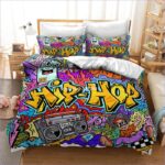 housse de couette graffiti hip hop