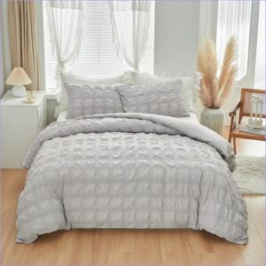 housse de couette gris perle