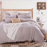 Housse de Couette Gris Rose