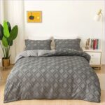 housse de couette grise cosy