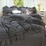 housse de couette grise douceur