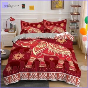 housse de couette éléphant style hippie