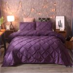 housse de couette hotel luxe mauve