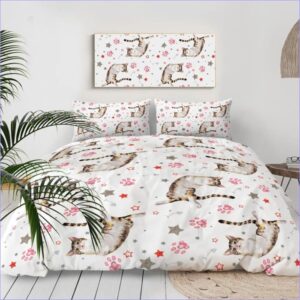 Housse de Couette imprimé chat