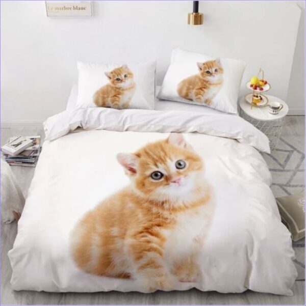 housse de couette chaton