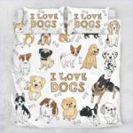 housse de couette thème chiens