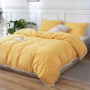 Housse de Couette Jaune