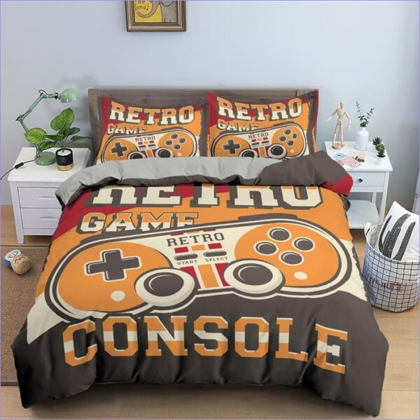 housse de couette jeux vidéo rétro
