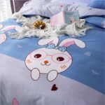 housse lapin bleu nuit