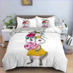 housse de couette lapin sucrerie