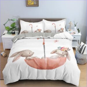 housse de couette lapin tranquille