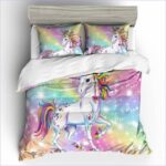 Housse de Couette Licorne ciel étoilé