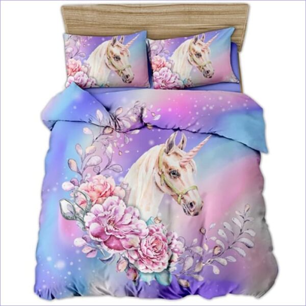 housse de couette licorne princesse