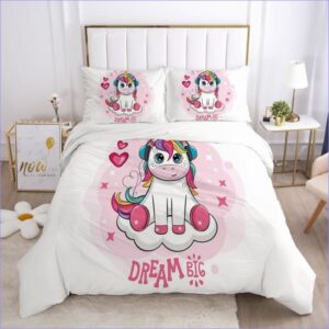 housse de couette licorne kawaii
