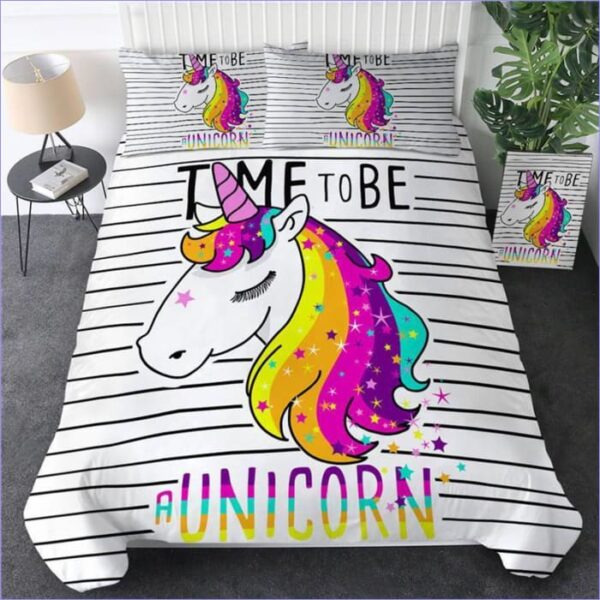 housse de couette licorne magique