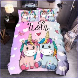 housse de couette licorne you and me
