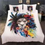 housse de couette lion