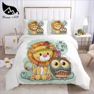 housse de couette lion photo